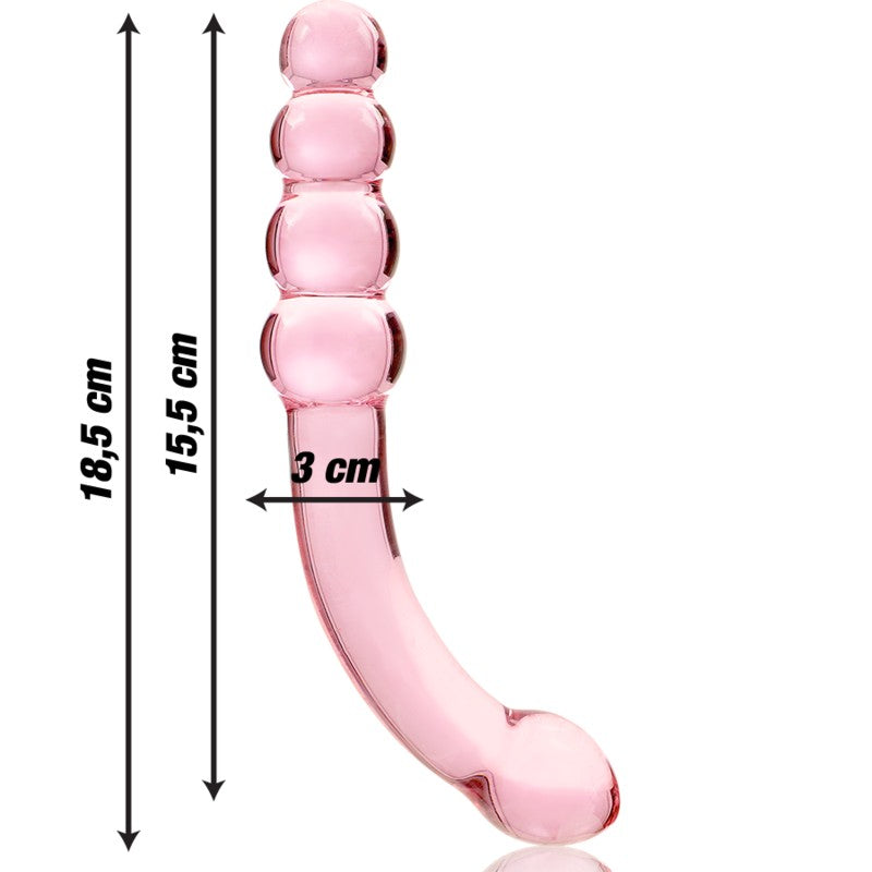 Nebula Dildo Cristal Modelo 14 Rosa - Ibiza - Dildos o Consoladores (3)