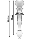 Nebula Dildo Cristal Modelo 21 Transparente - Ibiza - Dildos o Consoladores (3)