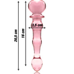 Nebula Dildo Cristal Modelo 21 Rosa - Ibiza - Dildos o Consoladores (3)