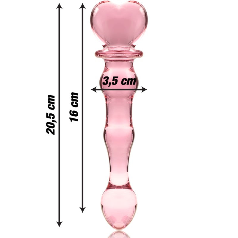 Nebula Dildo Cristal Modelo 21 Rosa - Ibiza - Dildos o Consoladores (3)