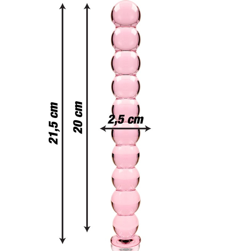 Nebula Dildo Cristal Modelo 22 Rosa - Ibiza - Dildos o Consoladores (3)