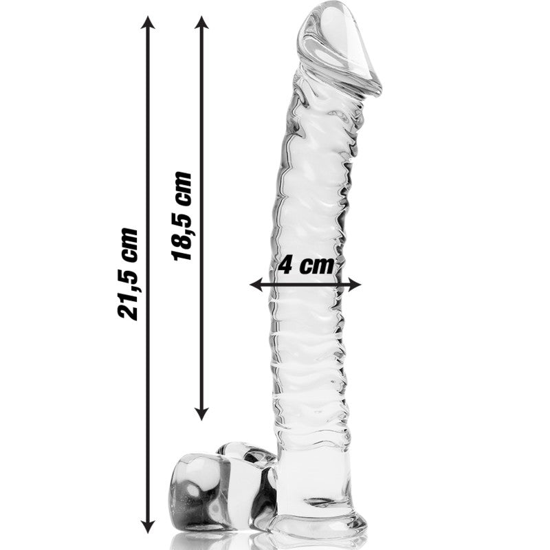 Nebula Dildo Cristal Modelo 23 Transparente - Ibiza - Dildos o Consoladores (3)