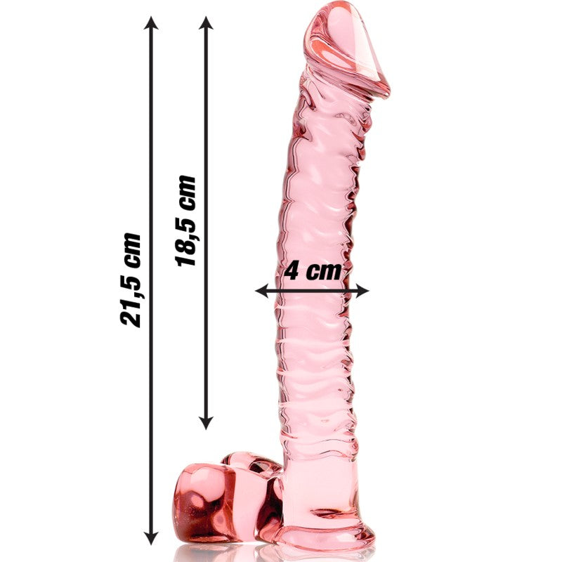 Nebula Dildo Cristal Modelo 23 Rosa - Ibiza - Dildos o Consoladores (3)