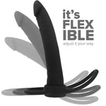 Arnés para doble penetración Cobi Onyx - Mythology - Arneses con pene o dildo Strap-On (3)