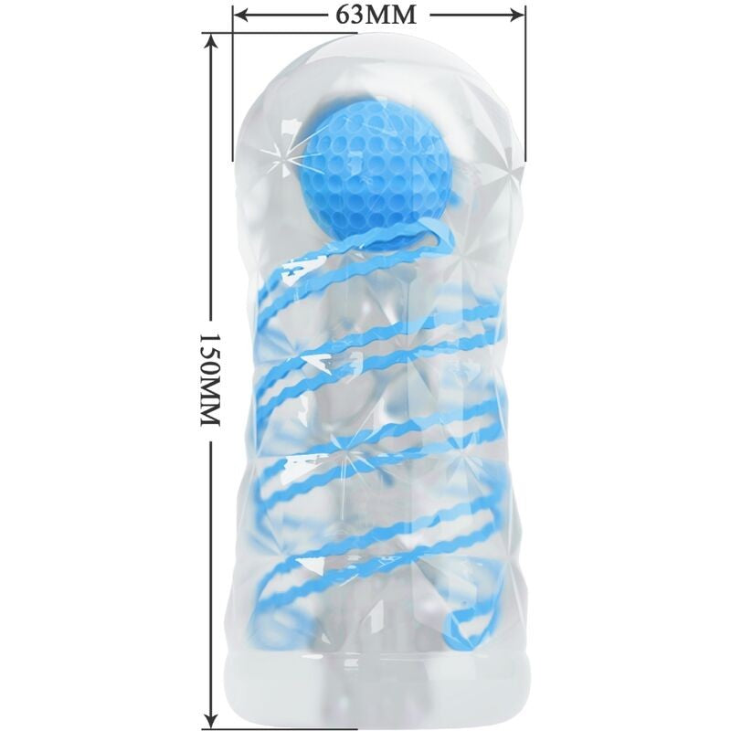 Masturbador Manual Victoria Transparente - PrettyLove - Masturbadores masculinos (4)