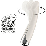 Spinning G-Spot 1 Vibrador y Rotador Beige - Satisfyer - Vibradores