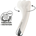 Spinning G-Spot 1 Vibrador y Rotador Beige - Satisfyer - Vibradores