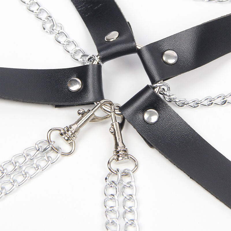 Arnés Sujetador Cadenas Talla Única - Subblime - Lencería erotica (4)