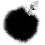 Plug anal con pluma negro 7 cm - Darkness - Plugs anales