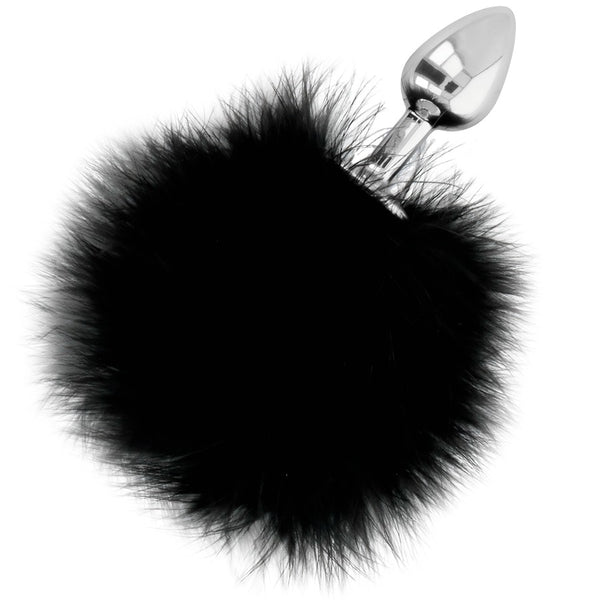 Plug anal con pluma negro 7 cm - Darkness - Plugs anales