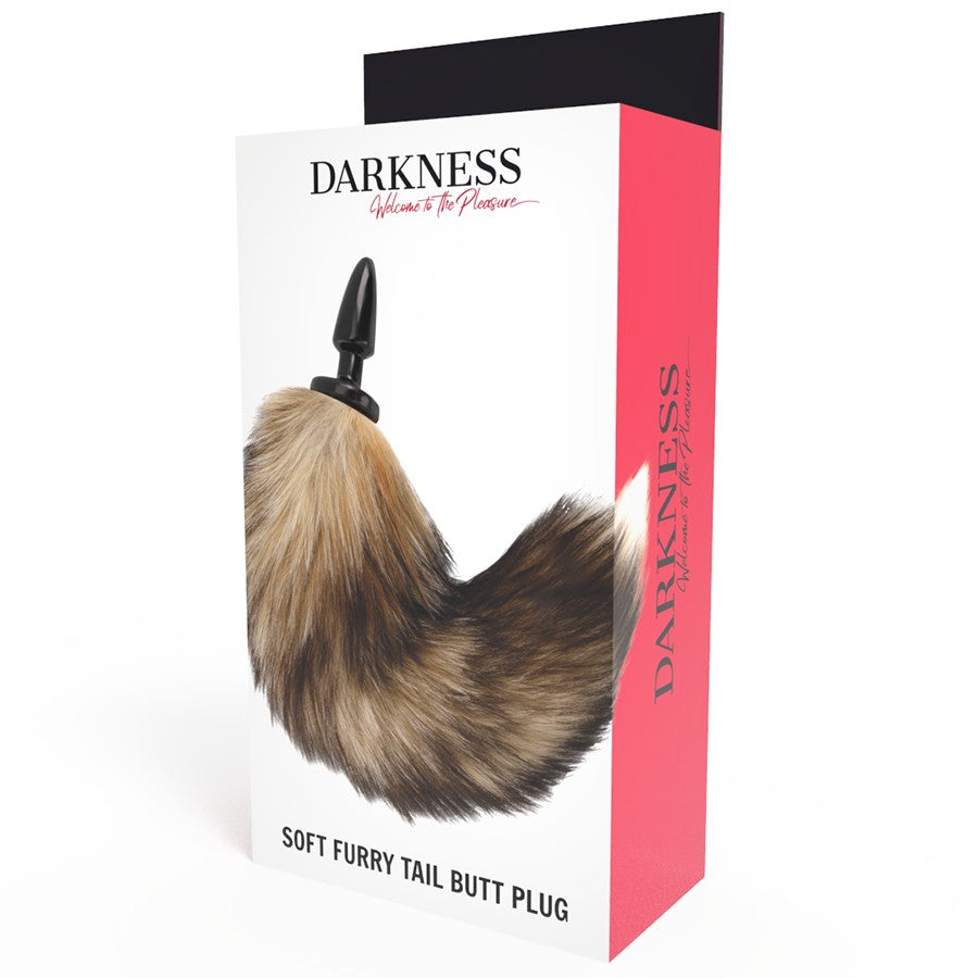 Plug Anal Silicona con Cola Zorro - Darkness - Plugs anales (4)