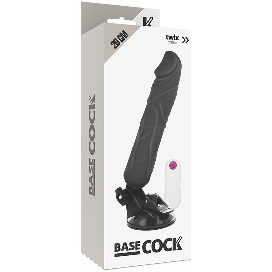 Tom realistico 20 cm Negro - BaseCock - Vibradores (5)