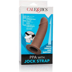 Arnés con dildo hueco Marrón 3