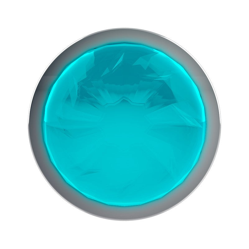 Plug anal M Cristal Azul 3.5 cm 3
