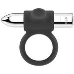 Silver Cameron - Black Silver - Anillo vibrador para el pene (con y sin vibración) (4)