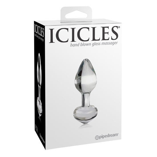 Plug Icicles 44 Transparente - Pipedream - Plugs anales (4)