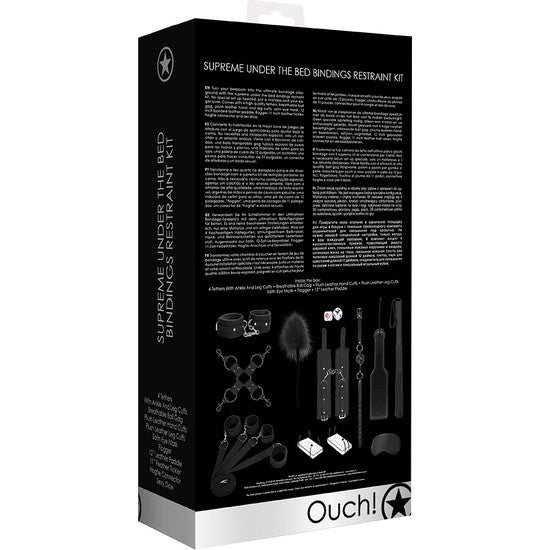 Kit Bondage Supreme Negro - Ouch - Kits para BDSM (4)