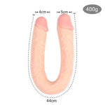 Dildo doble forma de U Blake 46 cm - Shequ - Dildos o Consoladores (4)