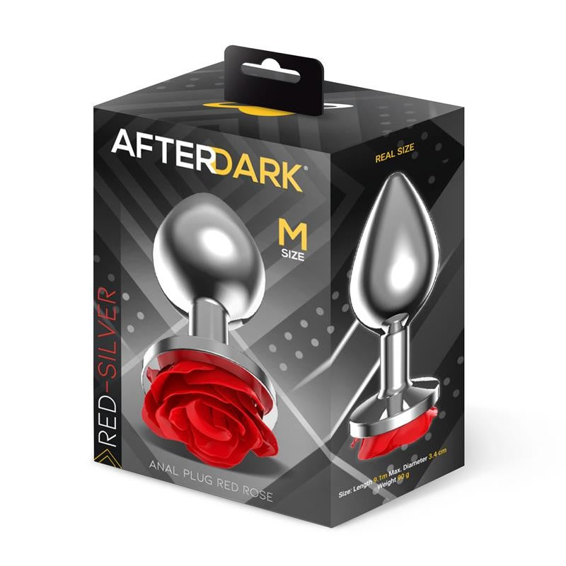 Plug de Metal Rosa Eterna Talla M - AfterDark - Plugs anales (4)