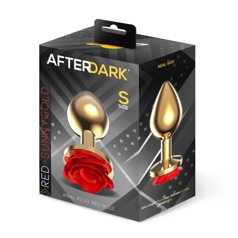 Bella Plug de Metal Dorado Talla S - AfterDark - Plugs anales (4)