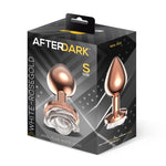 Plug de Metal Rosa Blanca Talla S - AfterDark - Plugs anales (4)