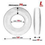 Set 3 Anillos para el Pene Flexibles Transparentes - Beast Rings - Anillo vibrador para el pene (con y sin vibración) (4)