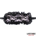 Set de 2 Piezas Antifaz y Esposas de Encaje - Latetobed - Esposas para BDSM (4)