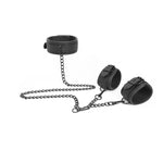 Set de Collar y Esposas para Muñecas Cuero Vegano 3