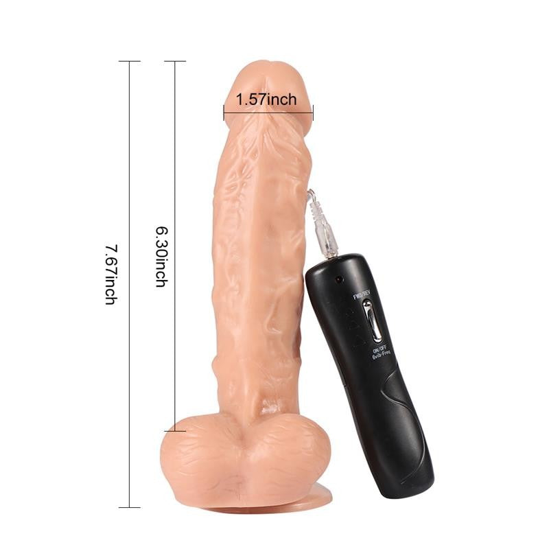 Vibrador Rotador Realista Eden 3