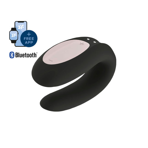 Satisfyer Double Joy Oro Negro 0
