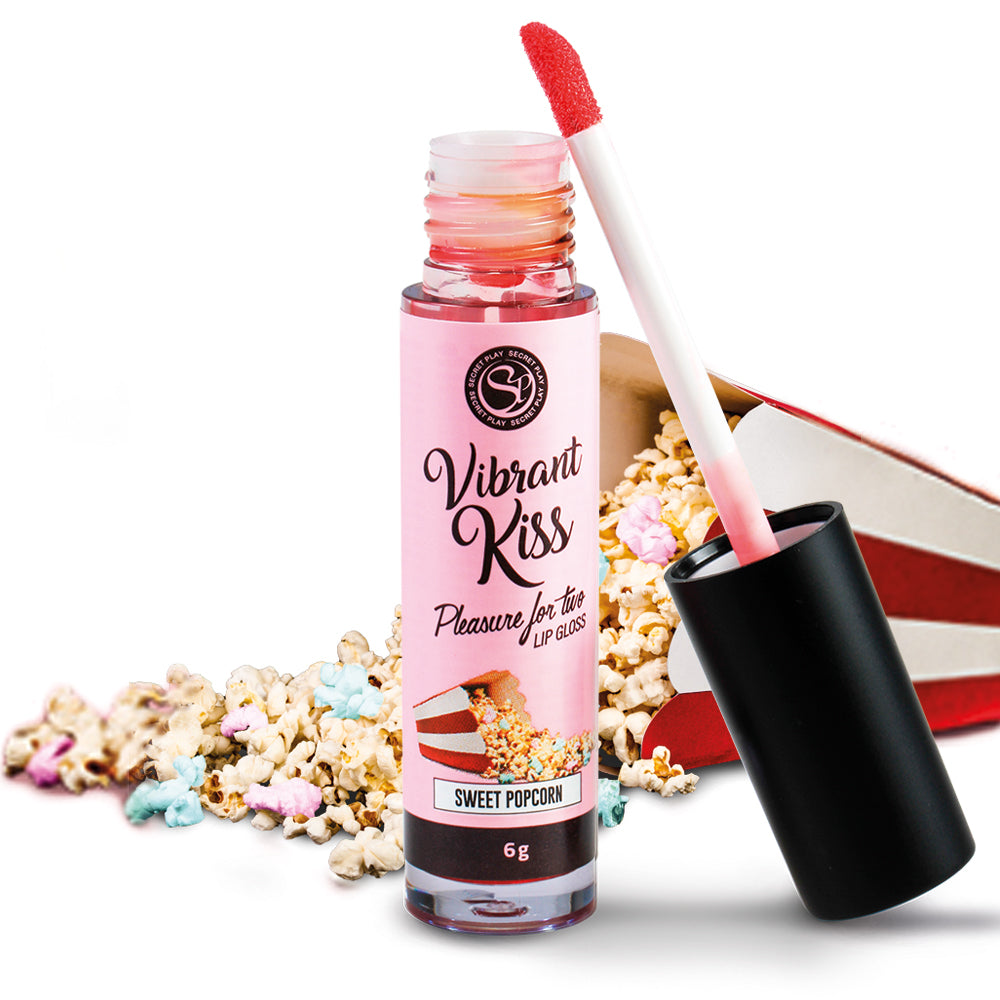 Gloss vibrante sabor palomitas dulces - Secret Play - Estimulantes sexuales