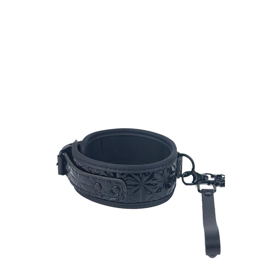 Collar Vinilo Negro - Mai - Kits para BDSM