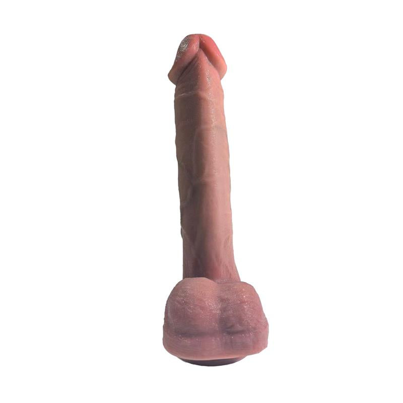 Dildo con Vibración y Movimiento Thrusting 28 cm