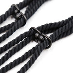 Esposas negro algodon 100% - Darkness - Esposas para BDSM (4)