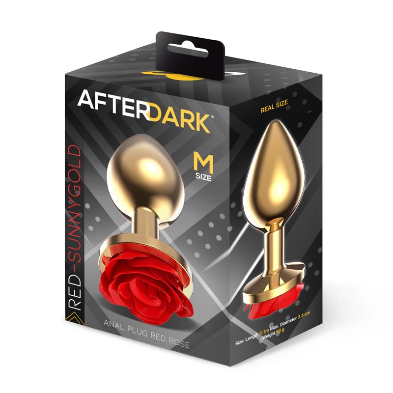 Bella Plug de Metal Dorado Talla M - AfterDark - Plugs anales (4)