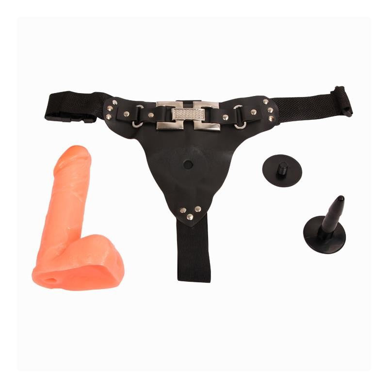 Arnés con Dildo 17,5 cm - BaileHarness - Arneses con pene o dildo Strap-On (5)