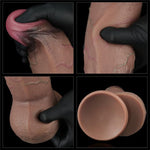 Dildo King XXL Moreno Dual Layer - Lovetoy - Dildos o Consoladores (5)
