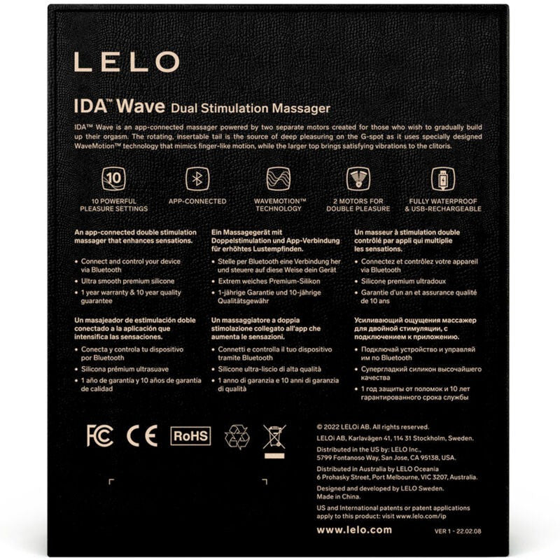 Masajeador Parejas Ida Wave Coral - Lelo - Vibradores (5)