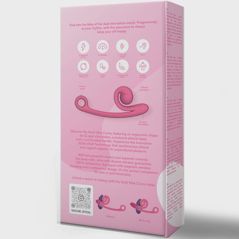 Curve Vibrador Rosa - Snail Vibe - Vibradores (6)