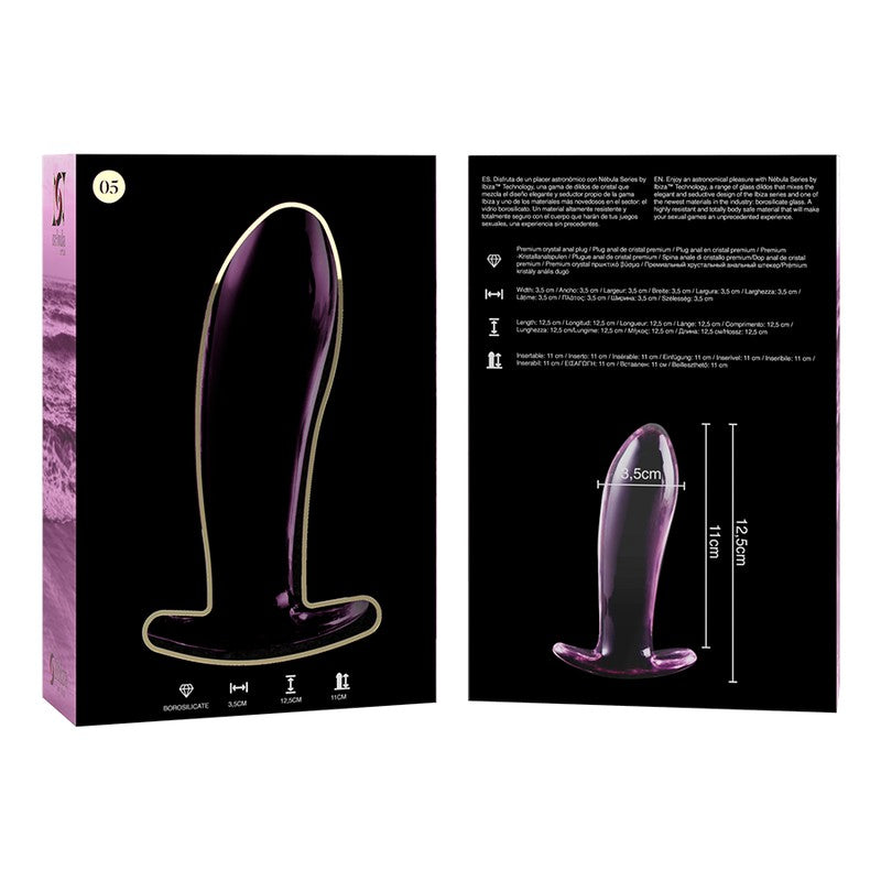 Plug Cristal Nebula Modelo 5 Rosa - Ibiza - Plugs anales (5)