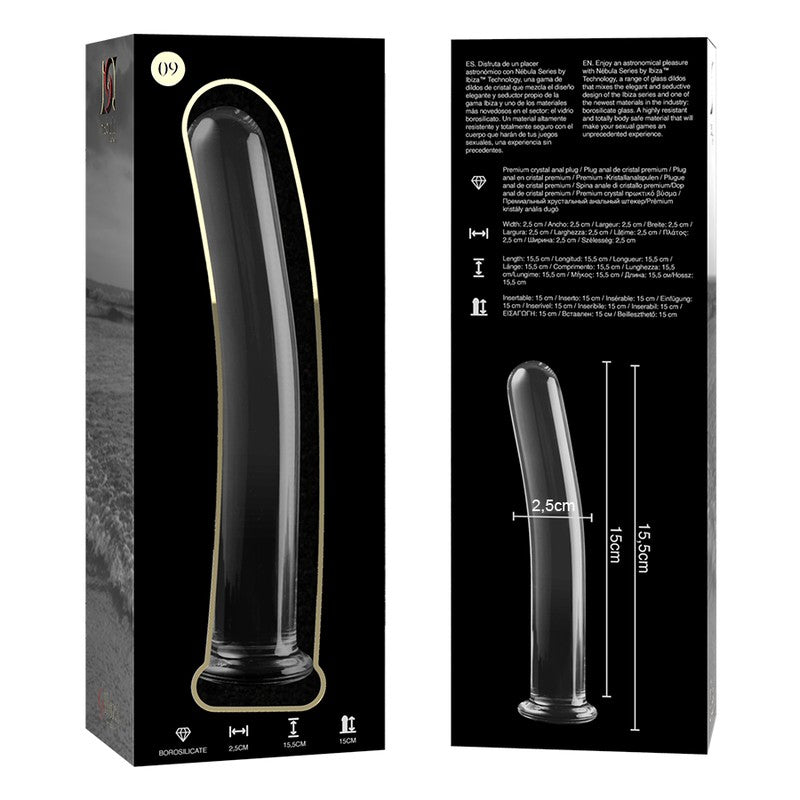 Nebula Dildo Cristal Modelo 9 Transparente - Ibiza - Dildos o Consoladores (4)