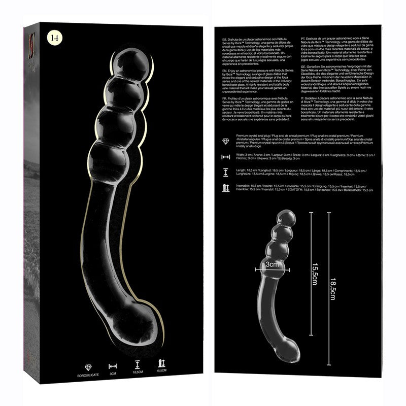 Nebula Dildo Cristal Modelo 14 Transparente - Ibiza - Dildos o Consoladores (4)