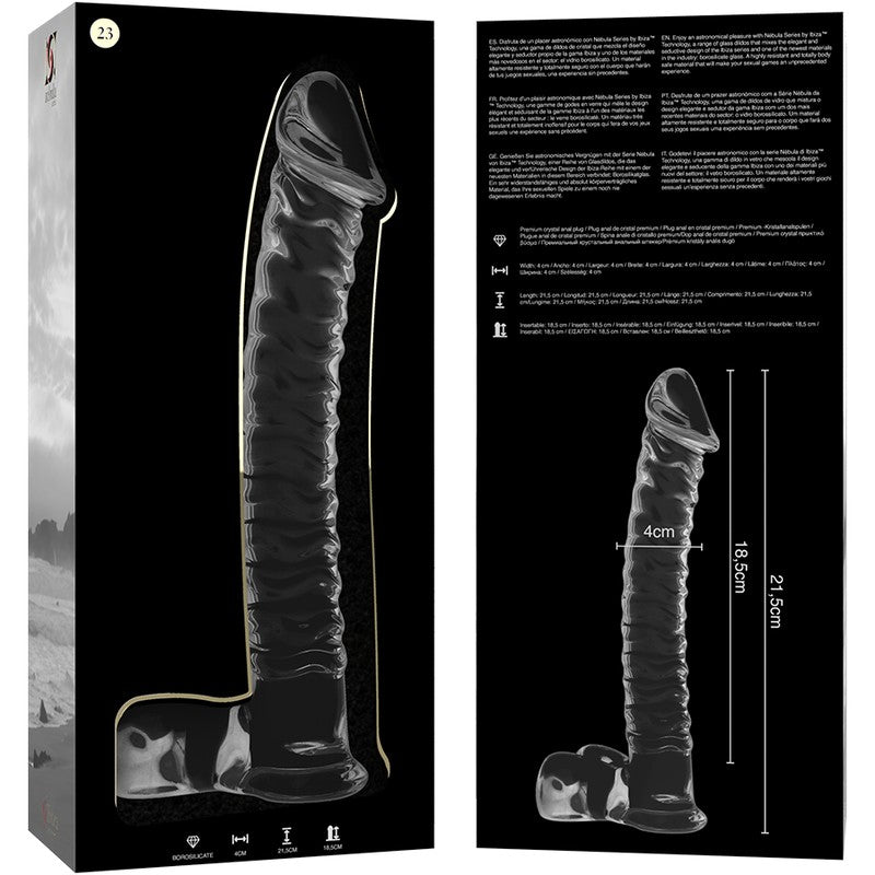 Nebula Dildo Cristal Modelo 23 Transparente - Ibiza - Dildos o Consoladores (4)