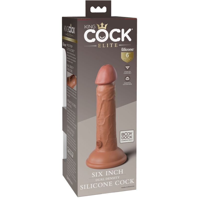 King Cock Elite 6 Caramelo Dildo 15 cm - KingCock - Dildos o Consoladores (5)