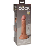 King Cock Elite 6 Vibrador 15 cm Caramelo 4