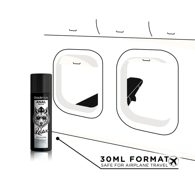 Lubricante Anal Relajante Con Hialurónico 30 ml - BlackHole - Lubricantes sexuales (3)