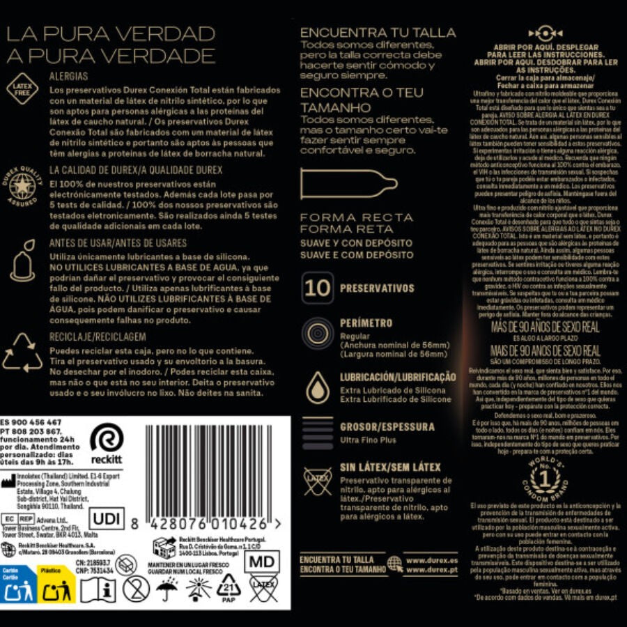 Sin látex Conexión Total XL 10 uds 4