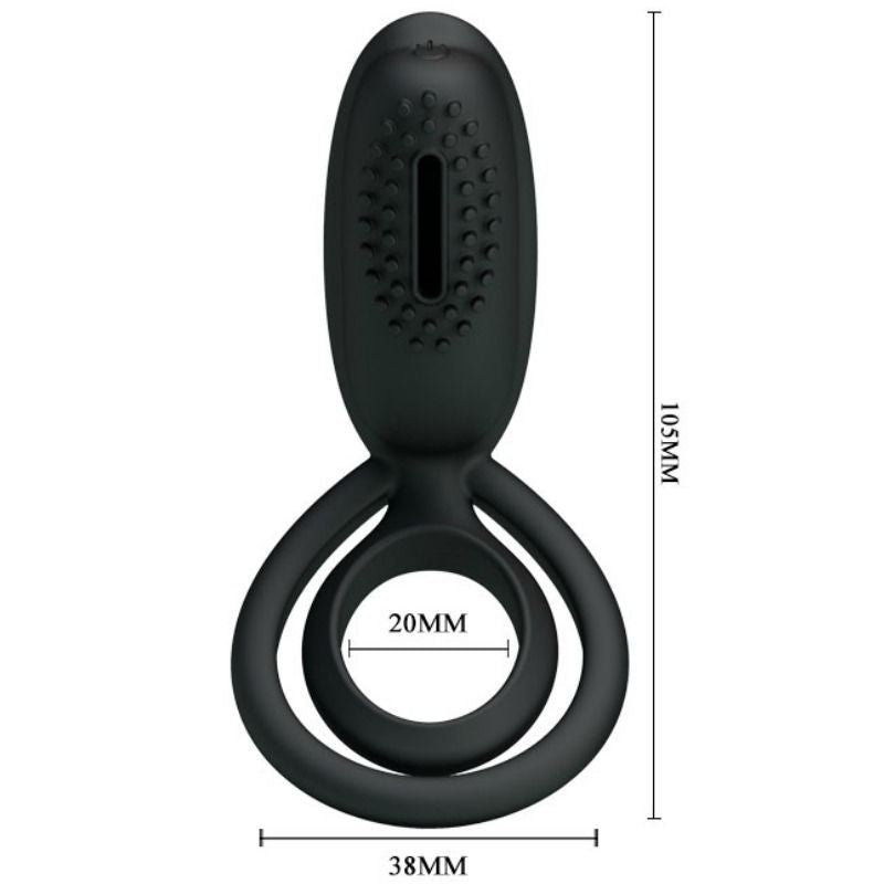 Anillo vibrador Esther - PrettyLove - Anillo vibrador para el pene (con y sin vibración) (3)