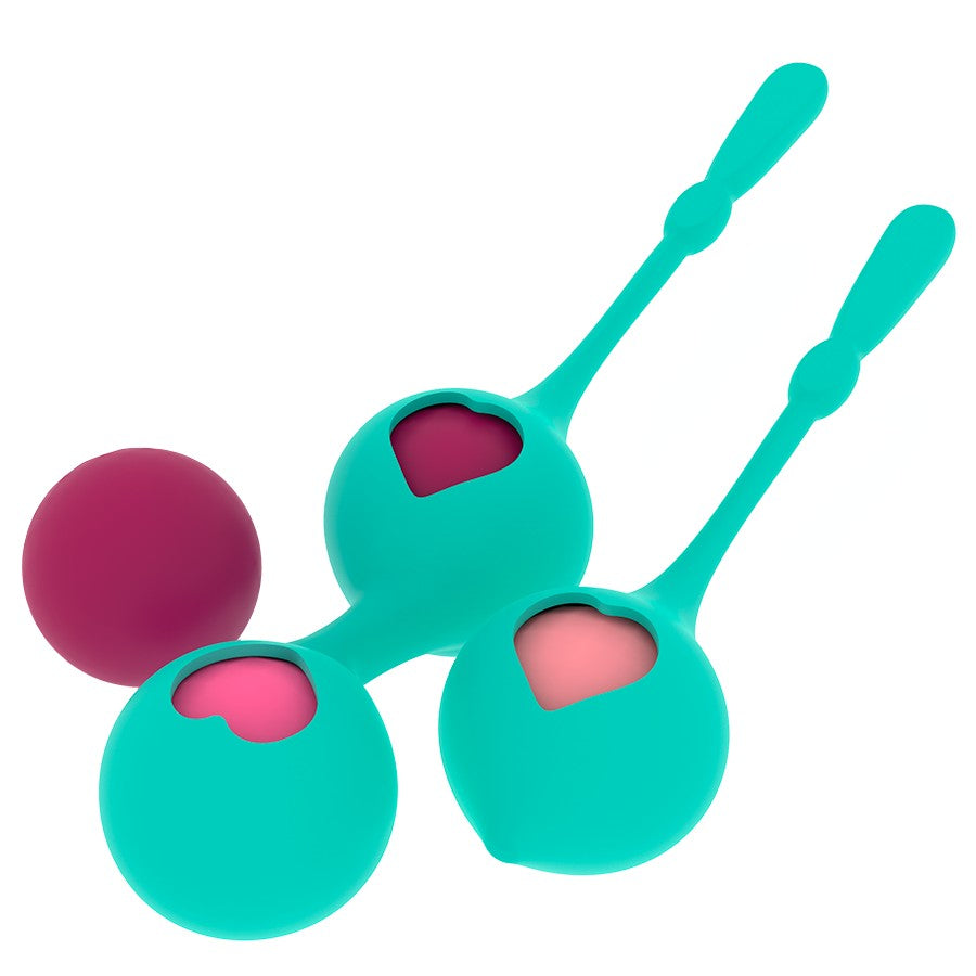 Deva Set Entrenamiento Pélvico Verde Agua - Rithual - Bolas Chinas (5)