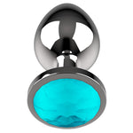 Plug anal L Cristal Azul 4 cm 4